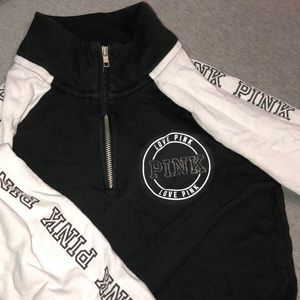VS PINK quarter zip sweatshirt